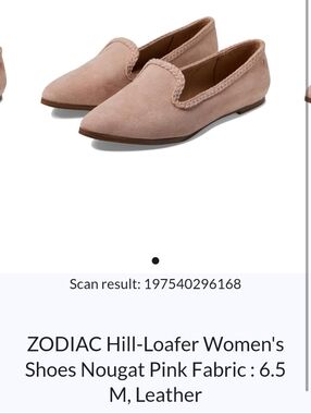Zodiac Nougat Pink Braided-Trim Loafers